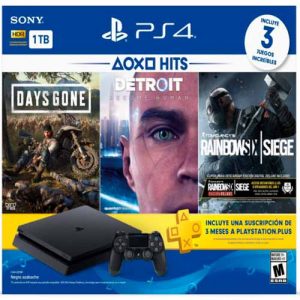 Consola PlayStation 4, 1TB, Hits Bundle 5, DualShock 4 Wireless