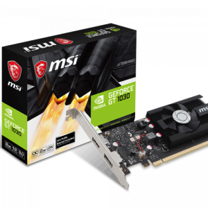 Tarjeta de video MSI Nvidia GeForce GT 1030, 2GB DDR4 64-bit