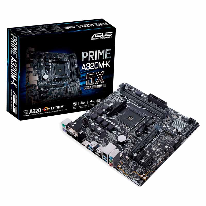 Motherboard Asus Prime A320M-K, AM4 - Sos Informatica
