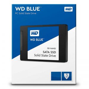Unidad en estado solido Western Digital Blue, 250GB, SATA 6Gb/s, 2.5". Velocidad de escritura 550 MB/s, velocidad de lectura 525 MB/s.