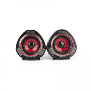 PARLANTE GAMER HALION (HA-S228) 10 WATTS USB 2.0 ROJO